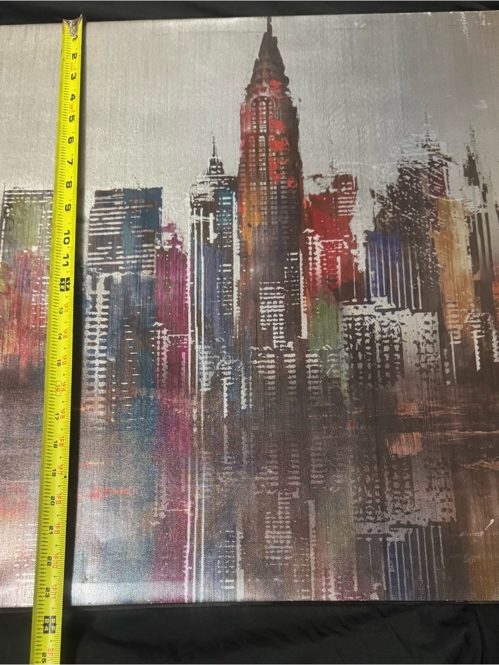 2’x2’ NYC canvas. Vibrant home decor